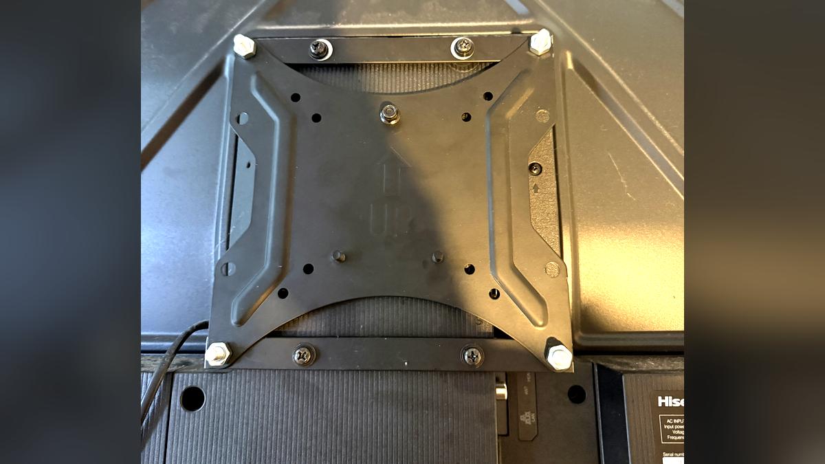 VESA adapter plate fitted to a Hisense TV bracket in Frenchs Forest